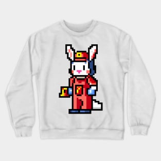 Rabbit Firefighter: Hop to the Rescue Crewneck Sweatshirt